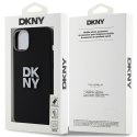 DKNY DKHCP15SSMCBSK iPhone 15 / 14 / 13 6.1" czarny/black hardcase Liquid Silicone Metal Logo