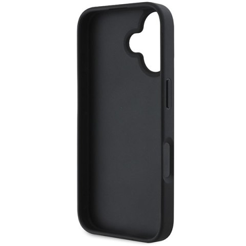 DKNY DKHCP16SPCPTSSK iPhone 16 6.1"6.1" czarny/black hardcase Checkered Pattern & Printed Stripes