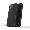 Diesel Moulded Case Premium LeatherWrap iPhone 12 Pro Max czarny/black 42517