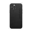Diesel Moulded Case Premium LeatherWrap iPhone 12 Pro Max czarny/black 42517