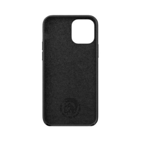Diesel Moulded Case Premium LeatherWrap iPhone 12 Pro Max czarny/black 42517