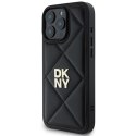 DKNY DKHCP16XPQDSLK iPhone 16 Pro Max 6.9" czarny/black Quilted Stack Logo