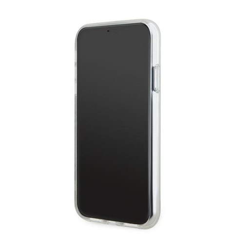 DKNY DKHMN61HCPTSE iPhone 11 / Xr6.1" beżowy/beige hardcase IML Checkered Mono Pattern & Printed Stripes MagSafe