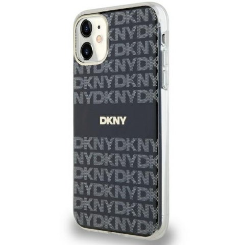 DKNY DKHMN61HRHSEK iPhone 11 / Xr6.1" czarny/black hardcase IML Mono & Stripe MagSafe