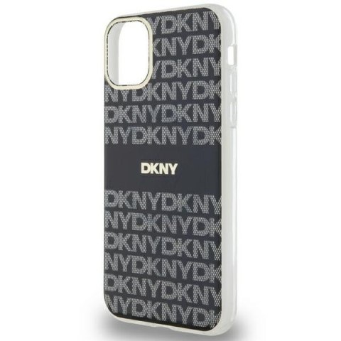 DKNY DKHMN61HRHSEK iPhone 11 / Xr6.1" czarny/black hardcase IML Mono & Stripe MagSafe