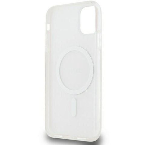 DKNY DKHMN61HRHSEP iPhone 11 / Xr6.1" różowy/pink hardcase IML Mono & Stripe MagSafe