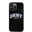 DKNY DKHMP13XSNYACH iPhone 13 Pro Max6.7" czarny/black hardcase Liquid Silicone White Printed Logo MagSafe