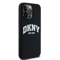DKNY DKHMP13XSNYACH iPhone 13 Pro Max6.7" czarny/black hardcase Liquid Silicone White Printed Logo MagSafe