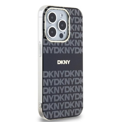 DKNY DKHMP13LHRHSEK iPhone 13 Pro / 136.1" czarny/black hardcase IML Mono & Stripe MagSafe