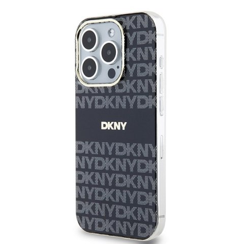 DKNY DKHMP14XHRHSEK iPhone 14 Pro Max6.7" czarny/black hardcase IML Mono & Stripe MagSafe