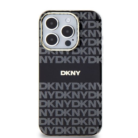 DKNY DKHMP14XHRHSEK iPhone 14 Pro Max6.7" czarny/black hardcase IML Mono & Stripe MagSafe