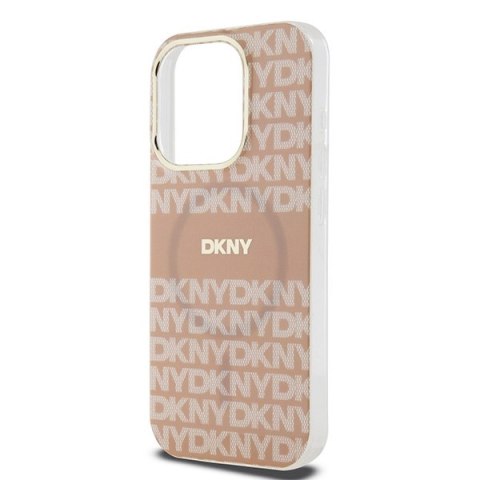 DKNY DKHMP14XHRHSEP iPhone 14 Pro Max6.7" różowy/pink hardcase IML Mono & Stripe MagSafe