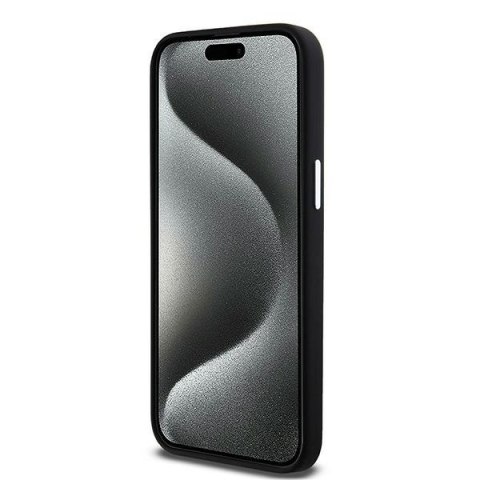 DKNY DKHMP14XSMCHLK iPhone 14 Pro Max6.7" czarny/black hardcase Liquid Silicone Small Metal Logo MagSafe
