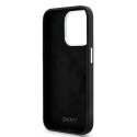 DKNY DKHMP14LSMCHLK iPhone 14 Pro 6.1"czarny/black hardcase Liquid Silicone Small Metal Logo MagSafe