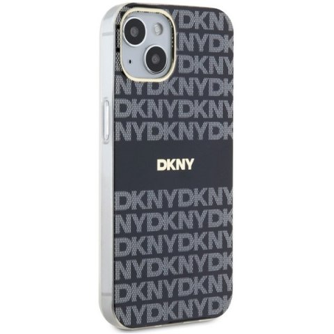 DKNY DKHMP14SHRHSEK iPhone 14 / 15 / 136.1" czarny/black hardcase IML Mono & Stripe MagSafe