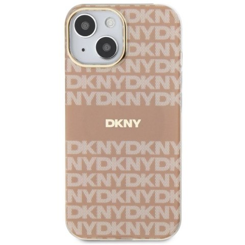 DKNY DKHMP14SHRHSEP iPhone 14 / 15 / 136.1" różowy/pink hardcase IML Mono & Stripe MagSafe