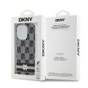 DKNY DKHMP15XHCPTSK iPhone 15 Pro Max6.7" czarny/black hardcase IML Checkered Mono Pattern & Printed Stripes MagSafe