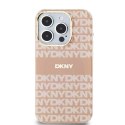 DKNY DKHMP15XHRHSEP iPhone 15 Pro Max6.7" różowy/pink hardcase IML Mono & Stripe MagSafe