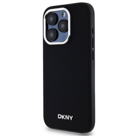 DKNY DKHMP15XPSCMCLK iPhone 15 ProMax 6.7" czarny/black hardcase Plain Logo MagSafe