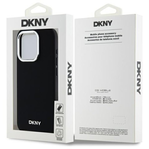 DKNY DKHMP15XPSCMCLK iPhone 15 ProMax 6.7" czarny/black hardcase Plain Logo MagSafe