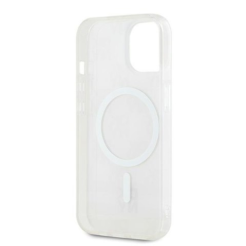 DKNY DKHMP15SHCPTSP iPhone 15 / 14 / 136.1" różowy/pink hardcase IML Checkered Mono Pattern & Printed Stripes MagSafe