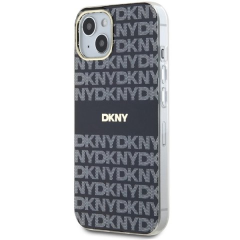 DKNY DKHMP15SHRHSEK iPhone 15 / 14 / 136.1" czarny/black hardcase IML Mono & Stripe MagSafe