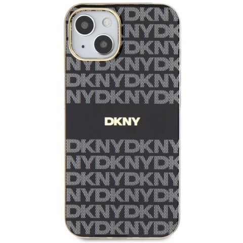 DKNY DKHMP15SHRHSEK iPhone 15 / 14 / 136.1" czarny/black hardcase IML Mono & Stripe MagSafe