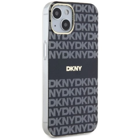 DKNY DKHMP15SHRHSEK iPhone 15 / 14 / 136.1" czarny/black hardcase IML Mono & Stripe MagSafe