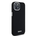 DKNY DKHMP15SSMCHLK iPhone 15 / 14 / 136.1" czarny/black hardcase Liquid Silicone Small Metal Logo MagSafe