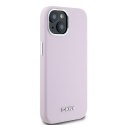 DKNY DKHMP15SSMCHLP iPhone 15 / 14 / 136.1" różowy/pink hardcase Liquid Silicone Small Metal Logo MagSafe