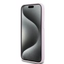 DKNY DKHMP15SSMCHLP iPhone 15 / 14 / 136.1" różowy/pink hardcase Liquid Silicone Small Metal Logo MagSafe