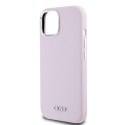 DKNY DKHMP15SSMCHLP iPhone 15 / 14 / 136.1" różowy/pink hardcase Liquid Silicone Small Metal Logo MagSafe