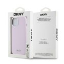 DKNY DKHMP15SSMCHLP iPhone 15 / 14 / 136.1" różowy/pink hardcase Liquid Silicone Small Metal Logo MagSafe