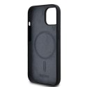DKNY DKHMP15SSNYACH iPhone 15 / 14 / 136.1" czarny/black hardcase Liquid Silicone White Printed Logo MagSafe