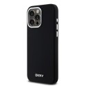DKNY DKHMP15XSMCHLK iPhone 15 Pro Max6.7" czarny/black hardcase Liquid Silicone Small Metal Logo MagSafe