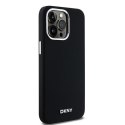 DKNY DKHMP15XSMCHLK iPhone 15 Pro Max6.7" czarny/black hardcase Liquid Silicone Small Metal Logo MagSafe