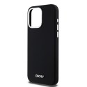 DKNY DKHMP15XSMCHLK iPhone 15 Pro Max6.7" czarny/black hardcase Liquid Silicone Small Metal Logo MagSafe