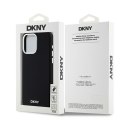 DKNY DKHMP15XSMCHLK iPhone 15 Pro Max6.7" czarny/black hardcase Liquid Silicone Small Metal Logo MagSafe