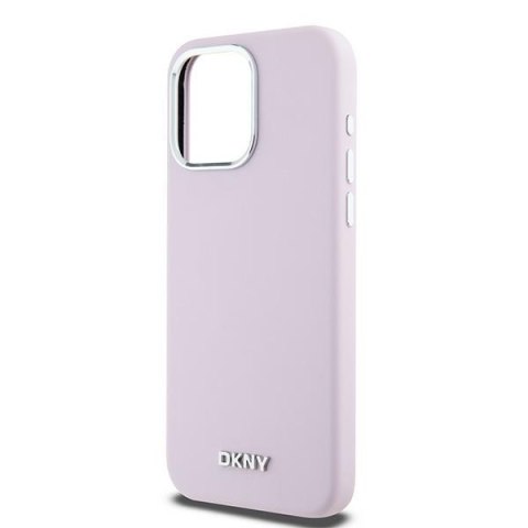 DKNY DKHMP15XSMCHLP iPhone 15 Pro Max6.7" różowy/pink hardcase Liquid Silicone Small Metal Logo MagSafe