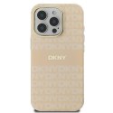 DKNY DKHMP16XHRHSEP iPhone 16 Pro Max 6.9" różowy/pink hardcase Repeat Texture Pattern With Stripe MagSafe