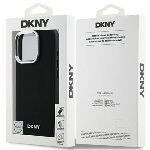 DKNY DKHMP16XPSCMCLK iPhone 16 Pro Max6.9" czarny/black hardcase Plain Silver Logo MagSafe