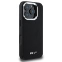 DKNY DKHMP16LPSCMCLK iPhone 16 Pro6.3" czarny/black hardcase Plain Silver Logo MagSafe