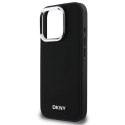 DKNY DKHMP16LPSCMCLK iPhone 16 Pro6.3" czarny/black hardcase Plain Silver Logo MagSafe