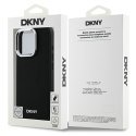 DKNY DKHMP16LPSCMCLK iPhone 16 Pro6.3" czarny/black hardcase Plain Silver Logo MagSafe