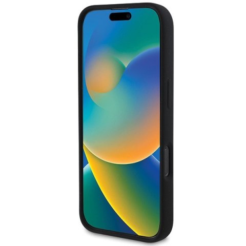 DKNY DKHMP16LSNYACH iPhone 16 Pro6.3" czarny/black hardcase Silicone White Printed Logo MagSafe