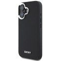 DKNY DKHMP16SPSCMCLK iPhone 16 6.1"czarny/black hardcase Plain Silver Logo MagSafe