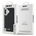 DKNY DKHMP16SPSCMCLK iPhone 16 6.1"czarny/black hardcase Plain Silver Logo MagSafe