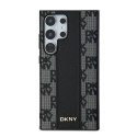 DKNY DKHMS24LPCPVSLK S24 Ultra S928czarny/black hardcase Leather Checkered Mono Pattern MagSafe