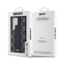 DKNY DKHMS24LPCPVSLK S24 Ultra S928czarny/black hardcase Leather Checkered Mono Pattern MagSafe