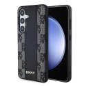 DKNY DKHMS24MPCPVSLK S24+ S926czarny/black hardcase Leather Checkered Mono Pattern MagSafe